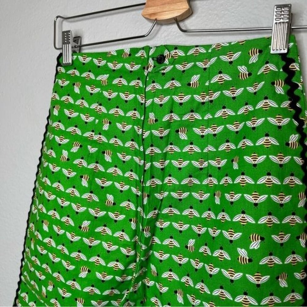 Bernie Dexter bee print pinup retro rockability pedal pusher Capri pants small - Picture 9 of 13